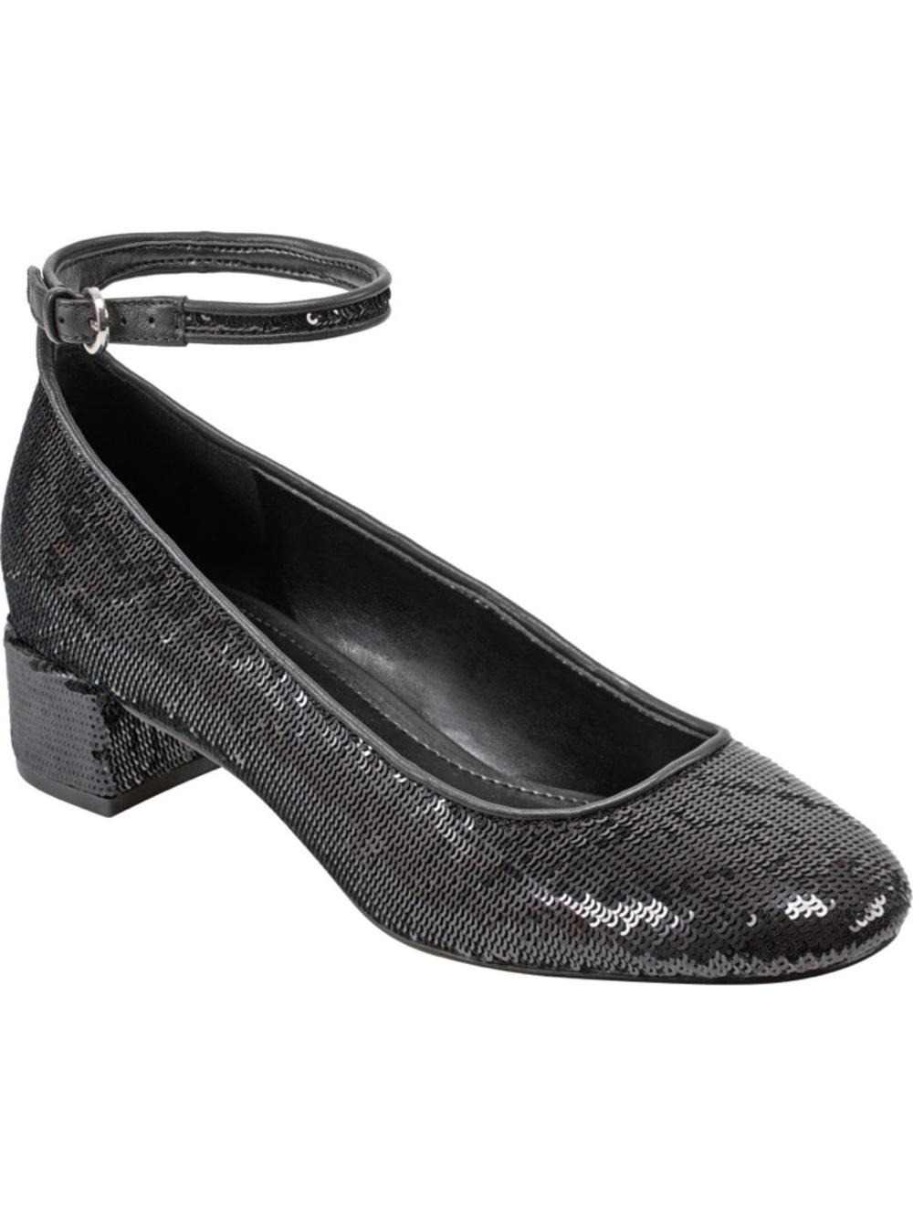 NWT Marc Fisher Sequin Parri Ankle Strap Pump